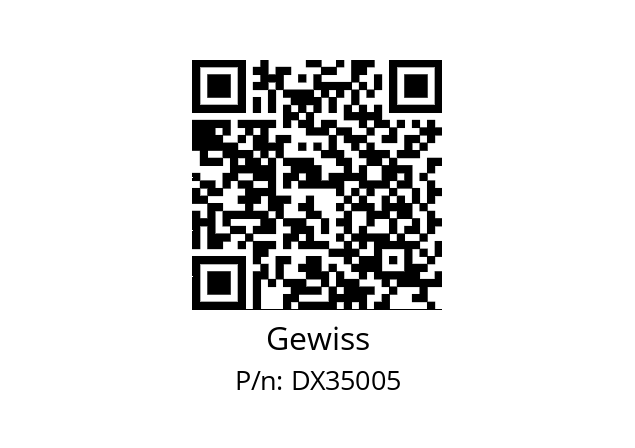   Gewiss DX35005