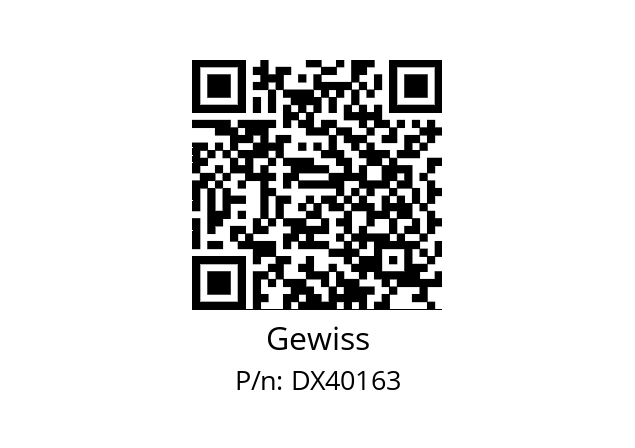   Gewiss DX40163