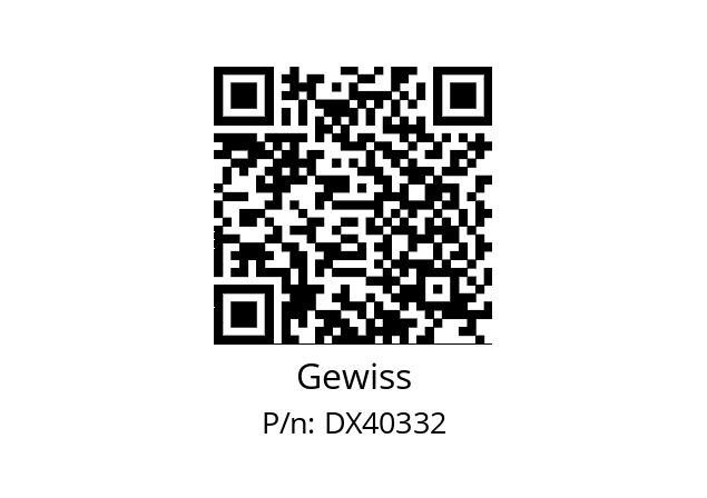   Gewiss DX40332