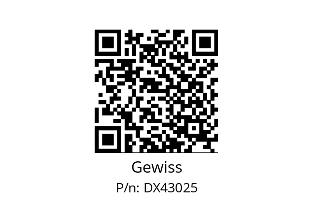   Gewiss DX43025