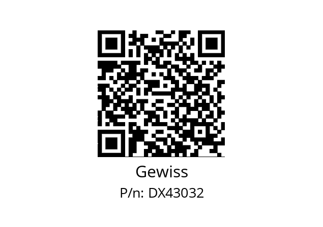   Gewiss DX43032