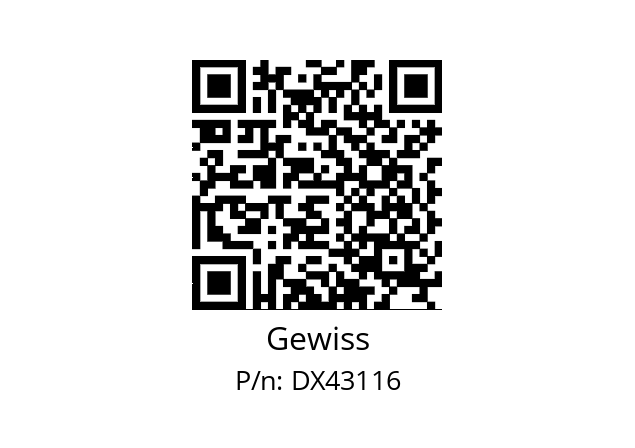   Gewiss DX43116