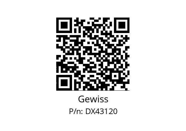   Gewiss DX43120