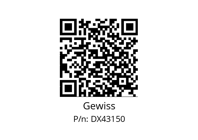   Gewiss DX43150