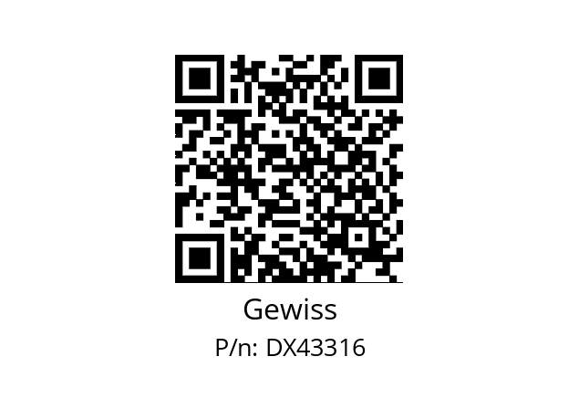   Gewiss DX43316