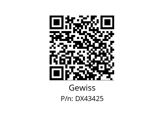   Gewiss DX43425