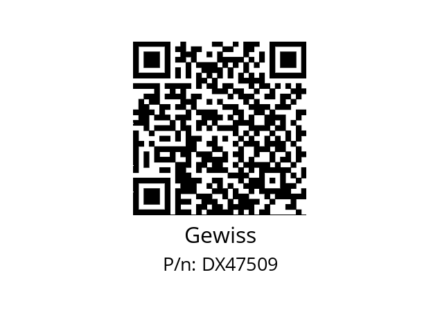   Gewiss DX47509