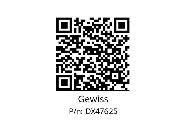   Gewiss DX47625