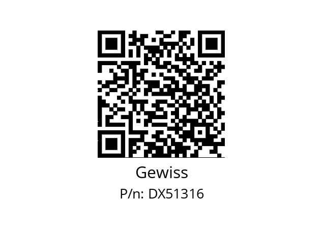   Gewiss DX51316