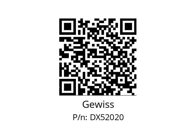   Gewiss DX52020