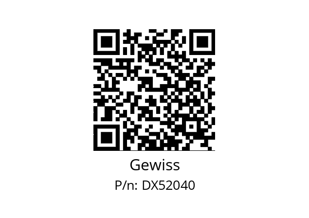   Gewiss DX52040