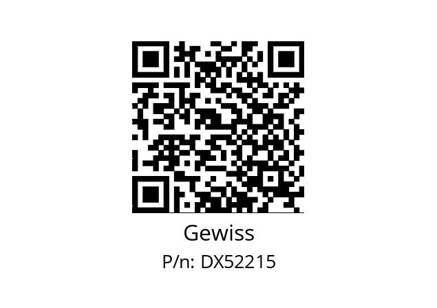   Gewiss DX52215