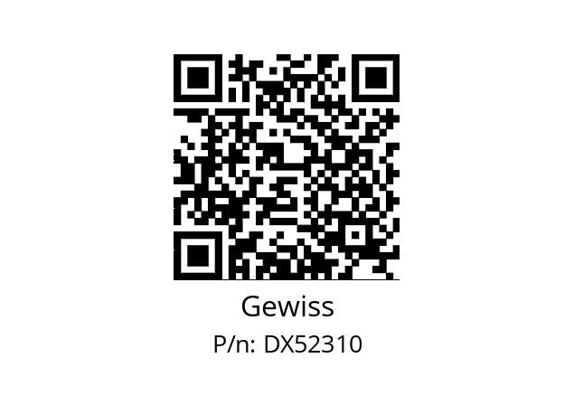   Gewiss DX52310