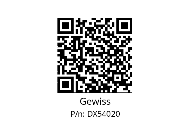   Gewiss DX54020