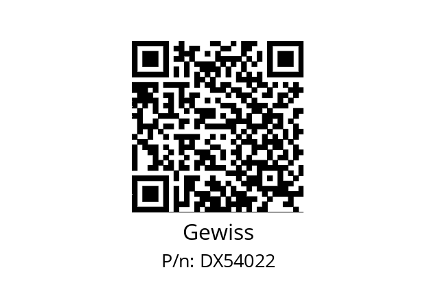   Gewiss DX54022