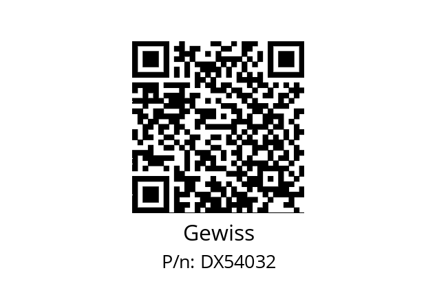   Gewiss DX54032