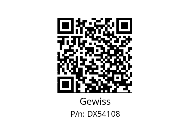   Gewiss DX54108