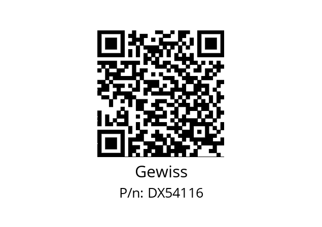   Gewiss DX54116