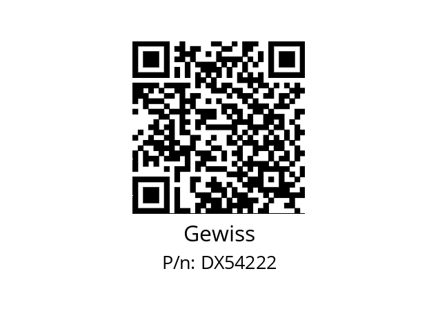   Gewiss DX54222