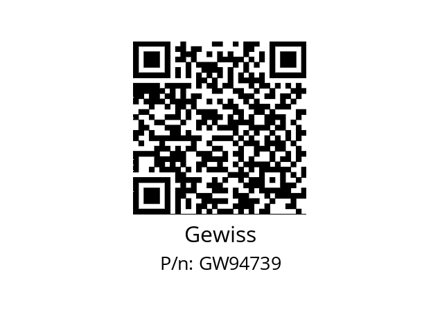   Gewiss GW94739