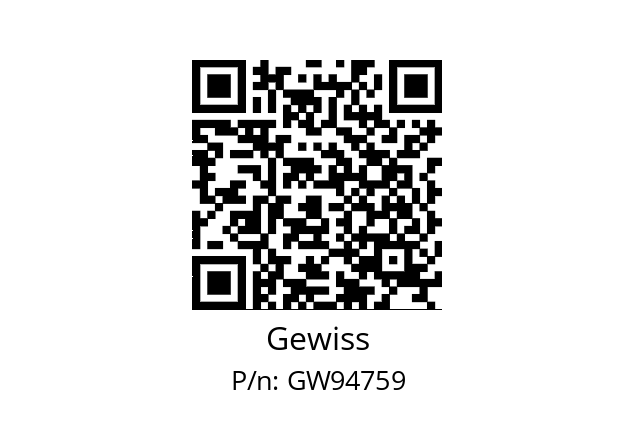   Gewiss GW94759