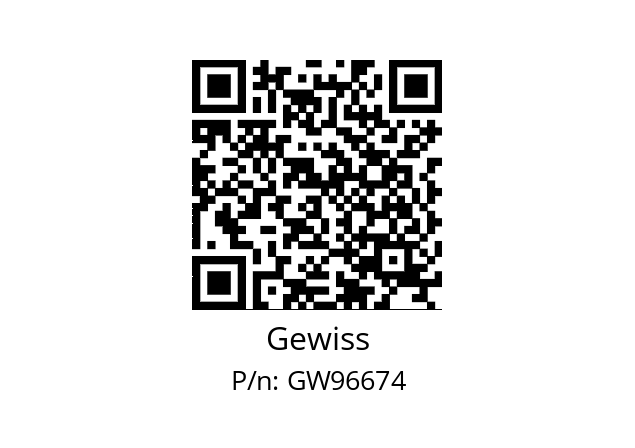   Gewiss GW96674