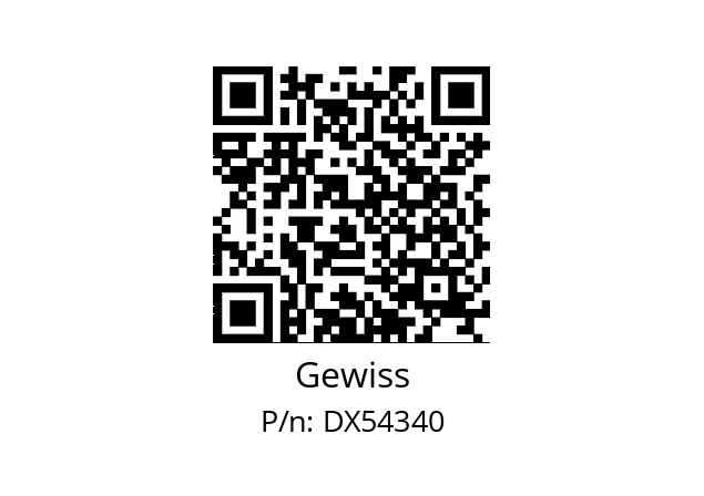   Gewiss DX54340