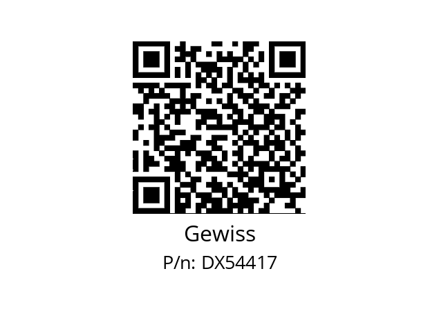   Gewiss DX54417