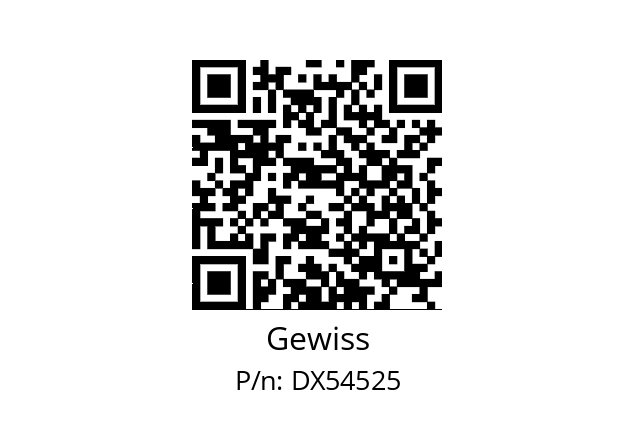   Gewiss DX54525