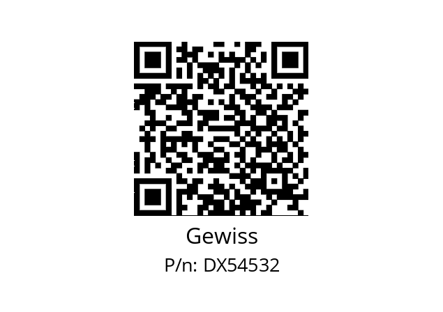   Gewiss DX54532