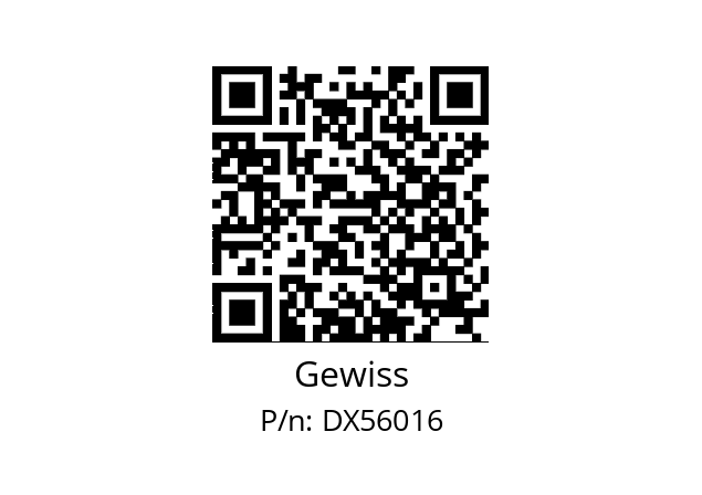   Gewiss DX56016