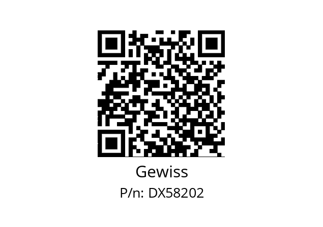   Gewiss DX58202