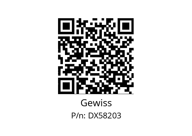   Gewiss DX58203