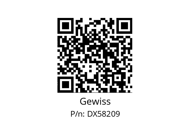   Gewiss DX58209