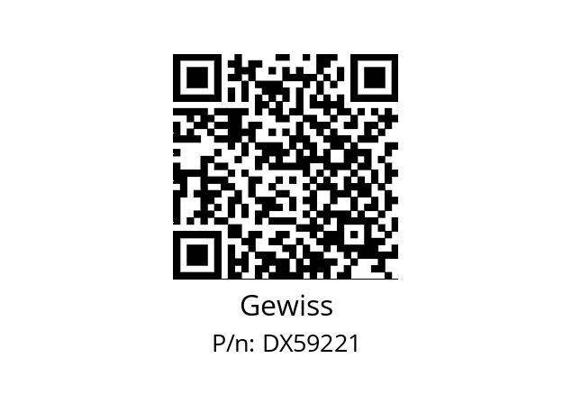   Gewiss DX59221