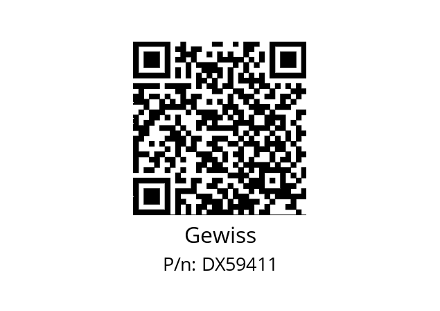   Gewiss DX59411