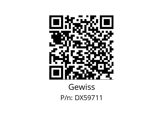   Gewiss DX59711