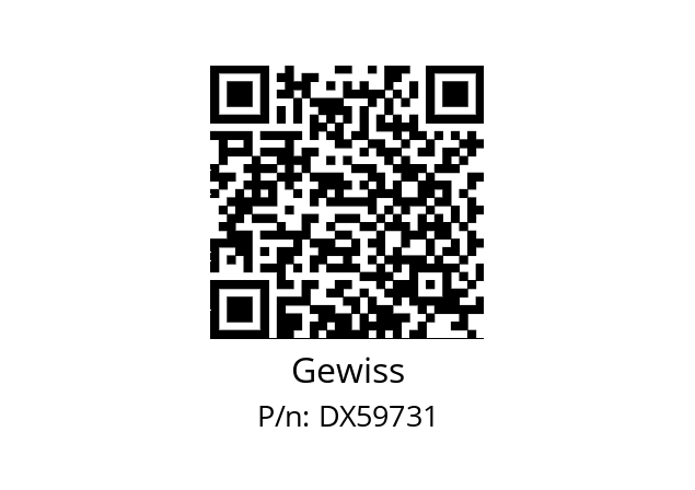   Gewiss DX59731