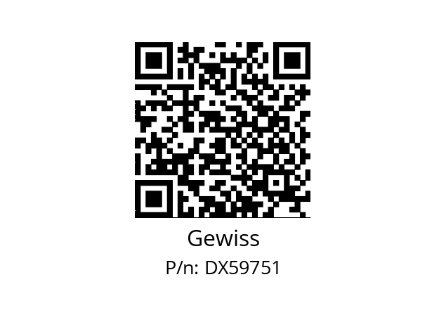   Gewiss DX59751