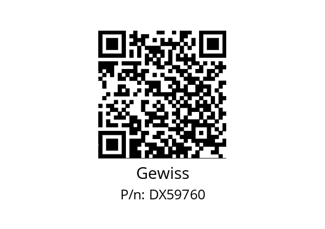   Gewiss DX59760