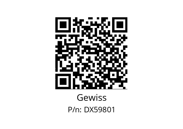   Gewiss DX59801