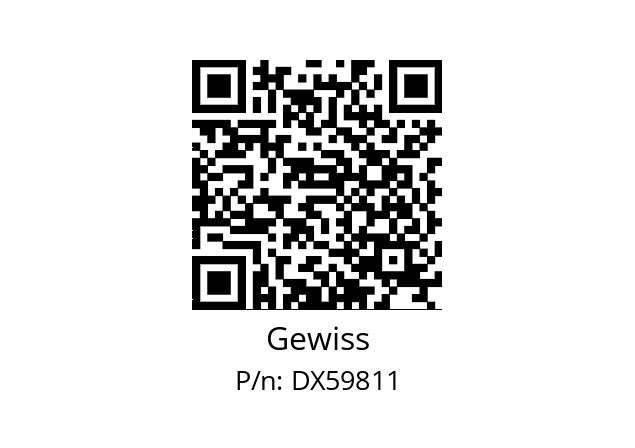   Gewiss DX59811