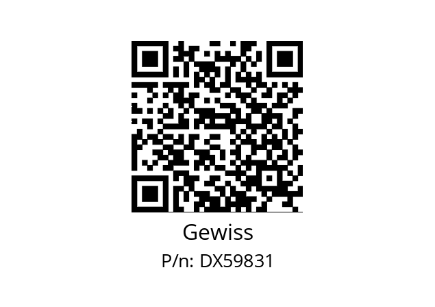   Gewiss DX59831