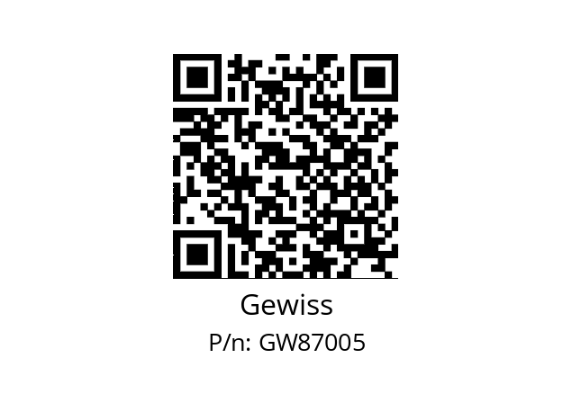   Gewiss GW87005