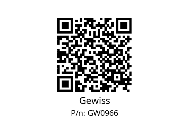   Gewiss GW0966