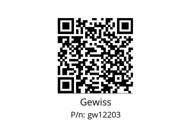   Gewiss gw12203