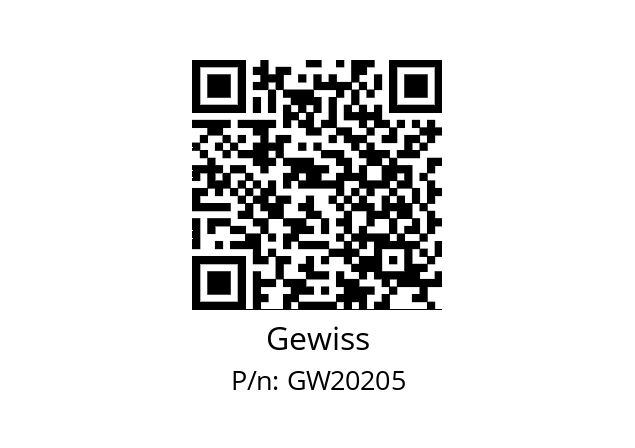   Gewiss GW20205