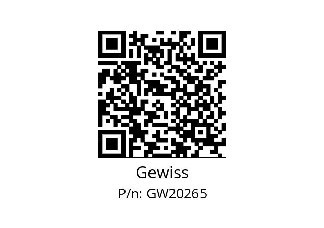   Gewiss GW20265