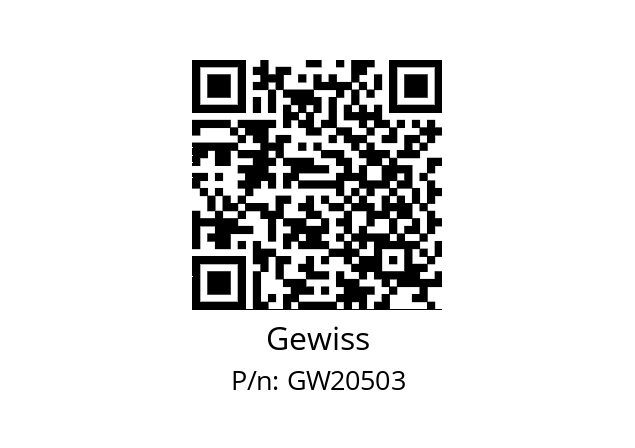   Gewiss GW20503