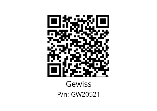   Gewiss GW20521